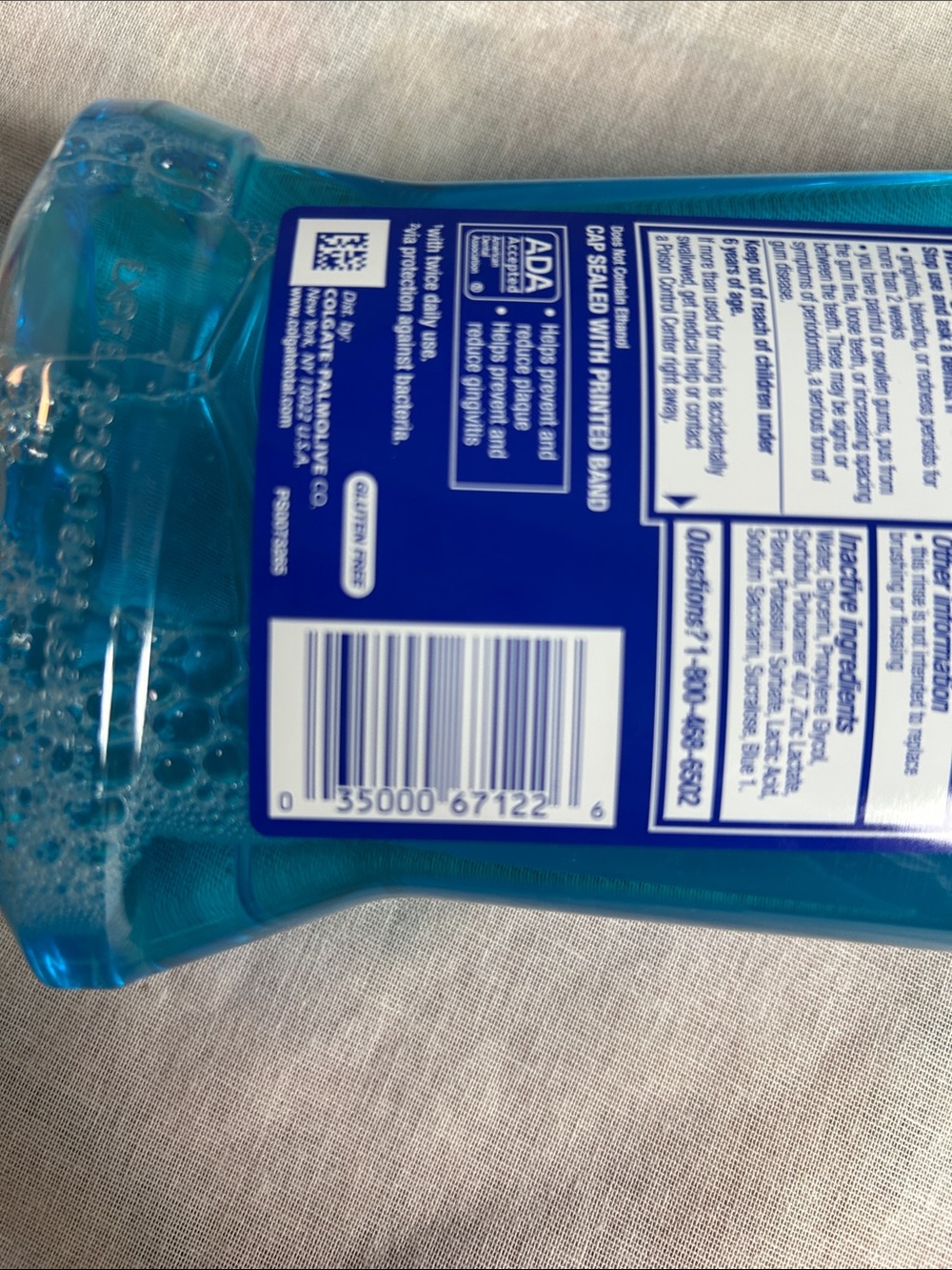 Colgate Total Active Prevention Mouthwash & Toothpaste Bundle - Picture 7 of 7